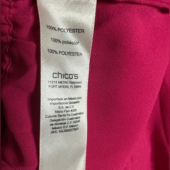 NWT Chico’s Flutter Sleeve Top Size: 4/XXL - Picture 5 of 5